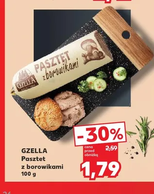 Pasztet z borowikami Gzella promocja w Kaufland