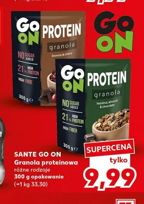 Granola proteinowa Sante Go ON promocja w Kaufland