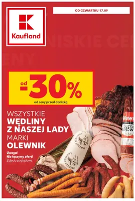 Wędliny z naszej lady marki Olewnik promocja w Kaufland