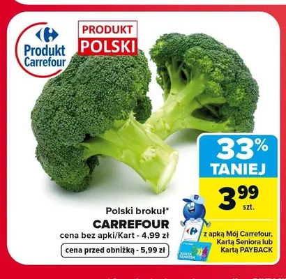 Brokuł polski Carrefour promocja w Carrefour