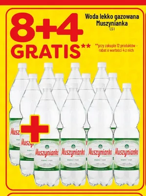Woda lekko gazowana Muszynianka promocja w POLOmarket