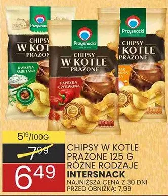 Chipsy w kotle prażone promocja w Wafelek