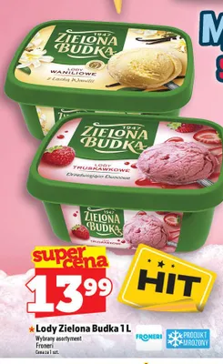 Lody truskawkowe Zielona Budka promocja w TOPAZ