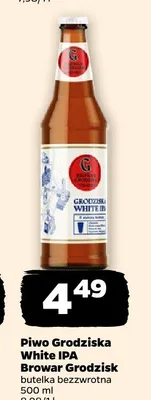 Piwo Grodziska White IPA Browar Grodzisk promocja w Netto