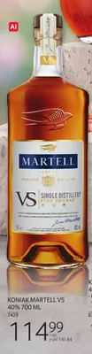Koniak Martell VS promocja w Selgros
