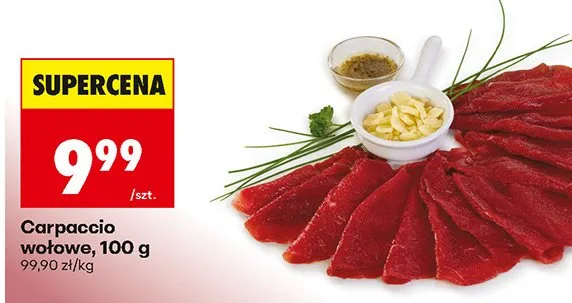 Carpaccio wołowe promocja w Biedronka