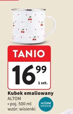 Kubek emaliowany 500 ml Altom promocja w Intermarche