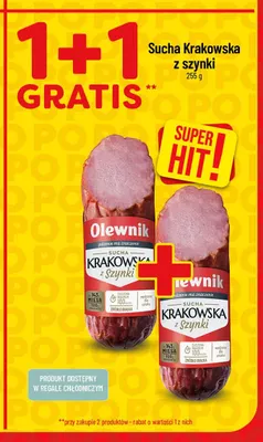 Sucha Krakowska z szynki Olewnik promocja w POLOmarket