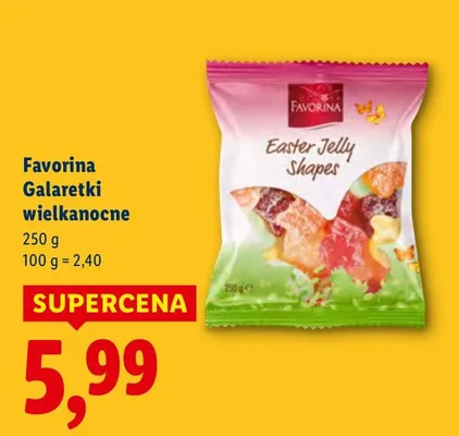 Galaretki wielkanocne promocja w Lidl
