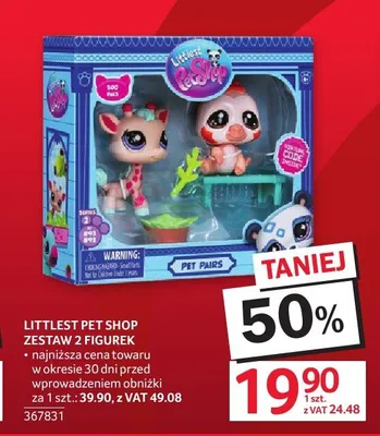 Zestaw 2 figurek Littlest Pet Shop Pet Pairs promocja w Selgros