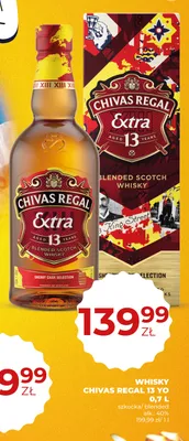 Whisky Chivas Regal Extra 13 YO promocja w Duży Ben