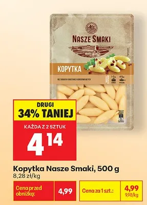 Kopytka Nasze Smaki promocja w Biedronka