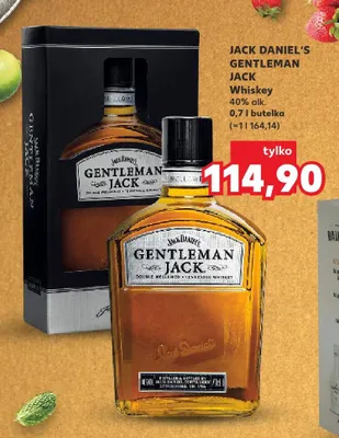 Whiskey Gentleman Jack 0,7 l Jack Daniel's promocja w Kaufland
