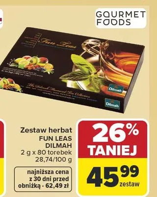 Zestaw herbat Fun Leas promocja w Carrefour