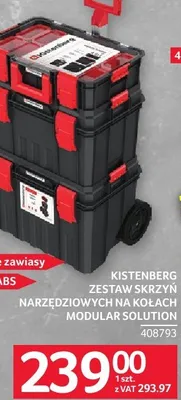 Zestaw skrzyń narzędziowych na kółkach Modular Solution Kistenberg 408793 promocja w Selgros