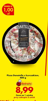 Pizza Donatello z kurczakiem promocja w Biedronka