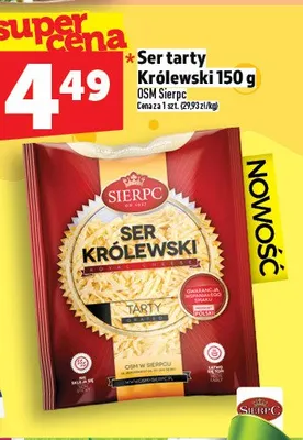 Ser tarty Królewski 150g promocja w TOPAZ