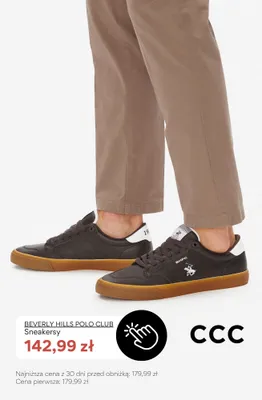 Sneakersy Beverly Hills Polo Club promocja w CCC