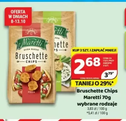 Bruschette Chips Maretti promocja w Delfin