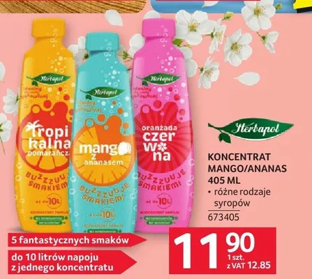 Koncentrat mango/ananas Herbapol promocja w Selgros