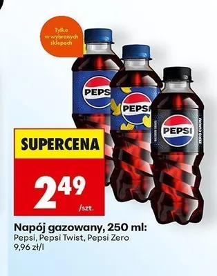 Napój gazowany Pepsi Twist promocja w Biedronka