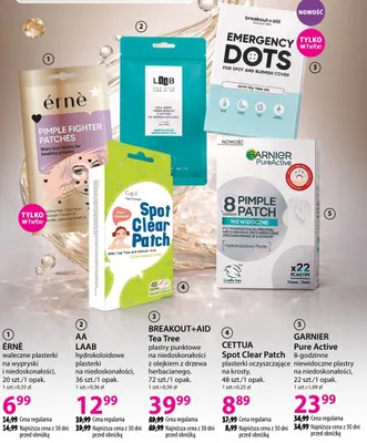 Waleczne plasterki na wypryski i niedoskonałości Pimple Fighter Patches promocja w Hebe