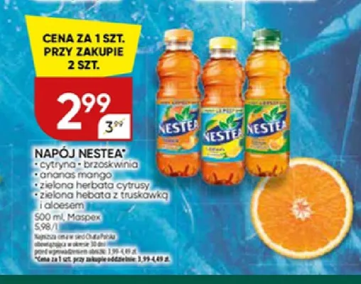 Napój herbaciany Nestea brzoskwinia promocja w Chata Polska