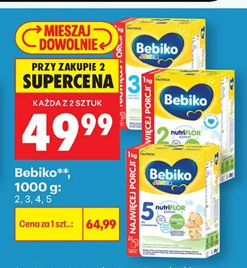 Mleko modyfikowane Bebiko 4 promocja w Biedronka