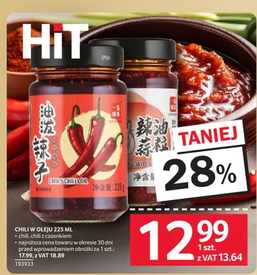 Chili w oleju promocja w Selgros