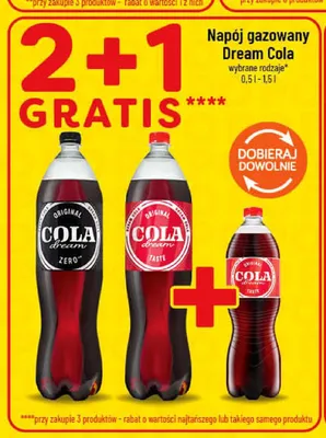 Napój gazowany Dream Cola Taste promocja w POLOmarket
