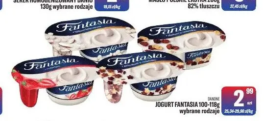 Jogurt Fantasia z kulkami czekoladowymi Danone promocja w Tomi Markt