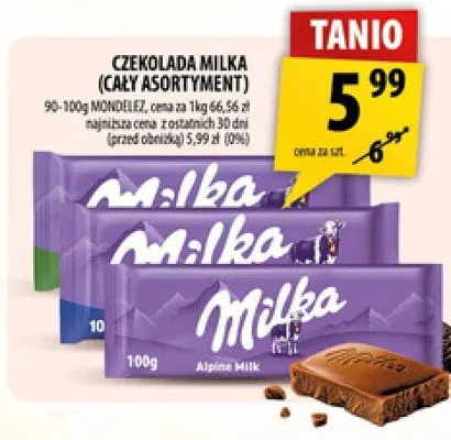 Czekolada mleka promocja w Arhelan