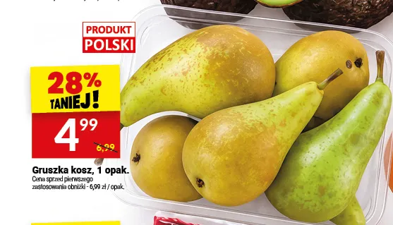 Gruszki kosz promocja w Twój Market