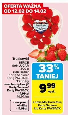 Truskawki promocja w Carrefour