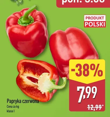 Papryka czerwona polska promocja w Aldi