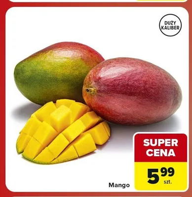 Mango duży kaliber promocja w Carrefour Market