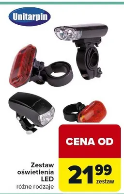 Zestaw oświetlenia LED różne rodzaje promocja w Carrefour