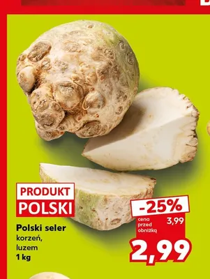 Seler korzeń polski promocja w Kaufland