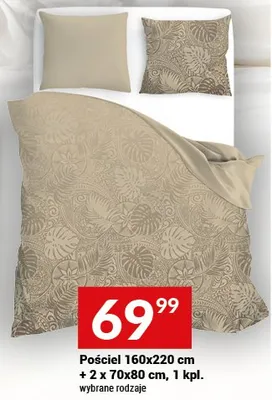 Pościel 160x220cm + 2x70x80cm promocja w Twój Market