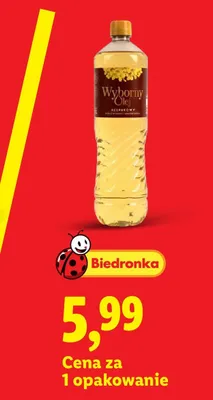 Olej rzepakowy Wyborny Olej promocja w Lidl