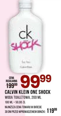 Woda toaletowa Calvin Klein One Shock promocja w Drogerie Natura