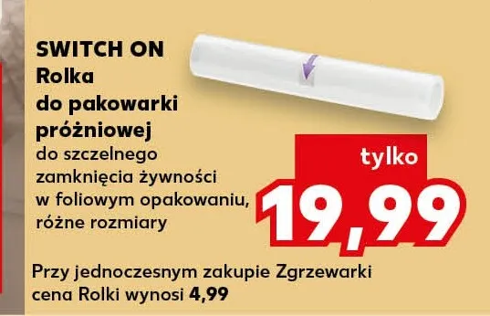 Rolka do pakowarki próżniowej Switch On promocja w Kaufland
