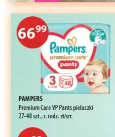 Pieluszki Pampers Premium Care VP Pants promocja w Drogerie Laboo