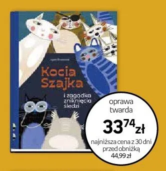 Książka Kocia Szajka i zagadka zniknięcia śledzi oprawa twarda promocja w Empik