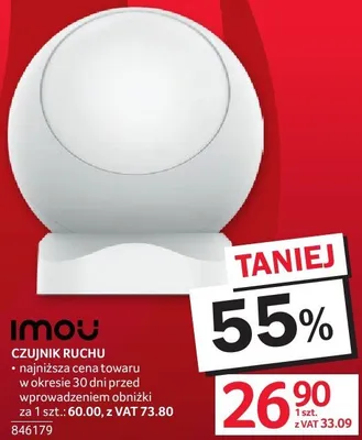 Czujnik ruchu IMOU promocja w Selgros