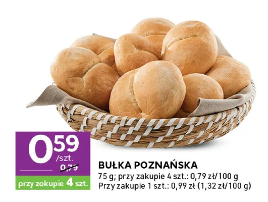 Bułka poznańska promocja w Stokrotka