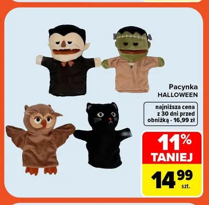 Pacynka Halloween promocja w Carrefour