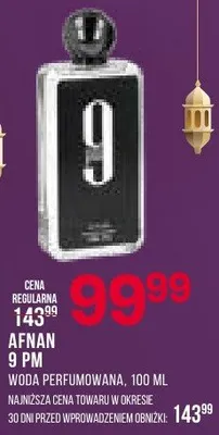 Woda perfumowana 9 pm promocja w Drogerie Natura