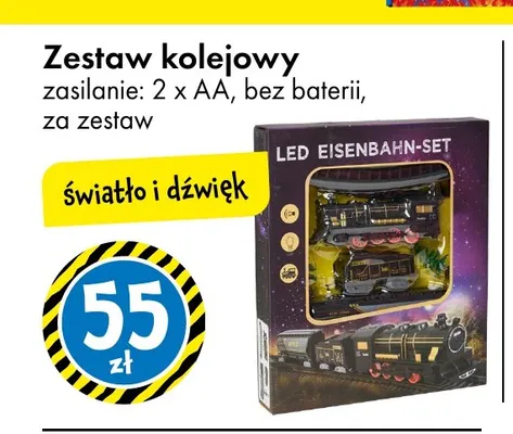 Zestaw kolejowy promocja w Tedi