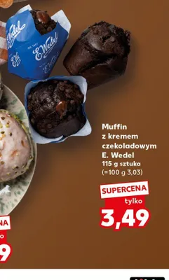 Muffin z kremem czekoladowym E. Wedel promocja w Kaufland